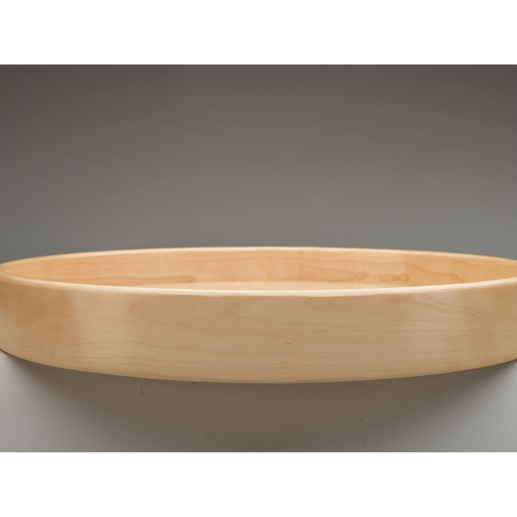 28x22 Natural Wood Kidney Lazy Susan Z61936