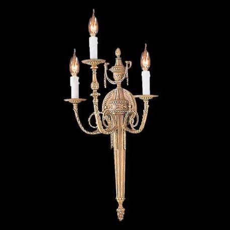 Matte Brass 3 Light Sconce Z631997