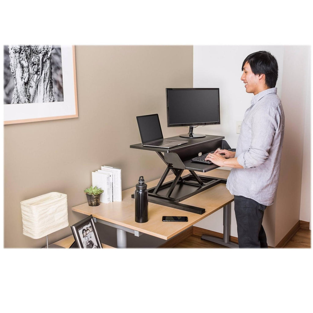 Black Standing Desk Converter D13365