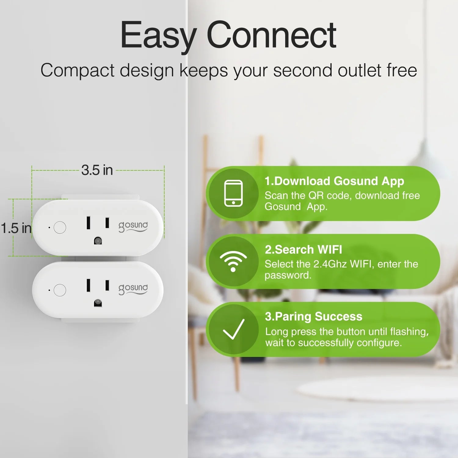 4 Pack Smart Plug with Timer A3135