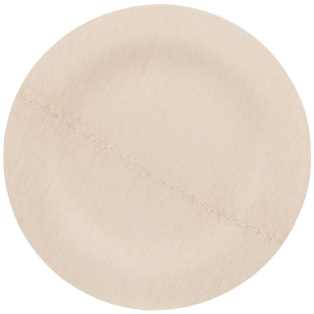 9in Disposable Bamboo Plate - 100/Case C413385