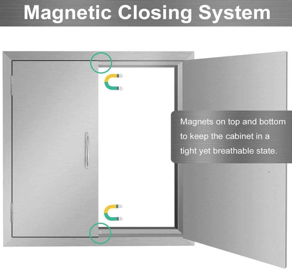 Stainless Steel Outdoor Kitchen Door Z988