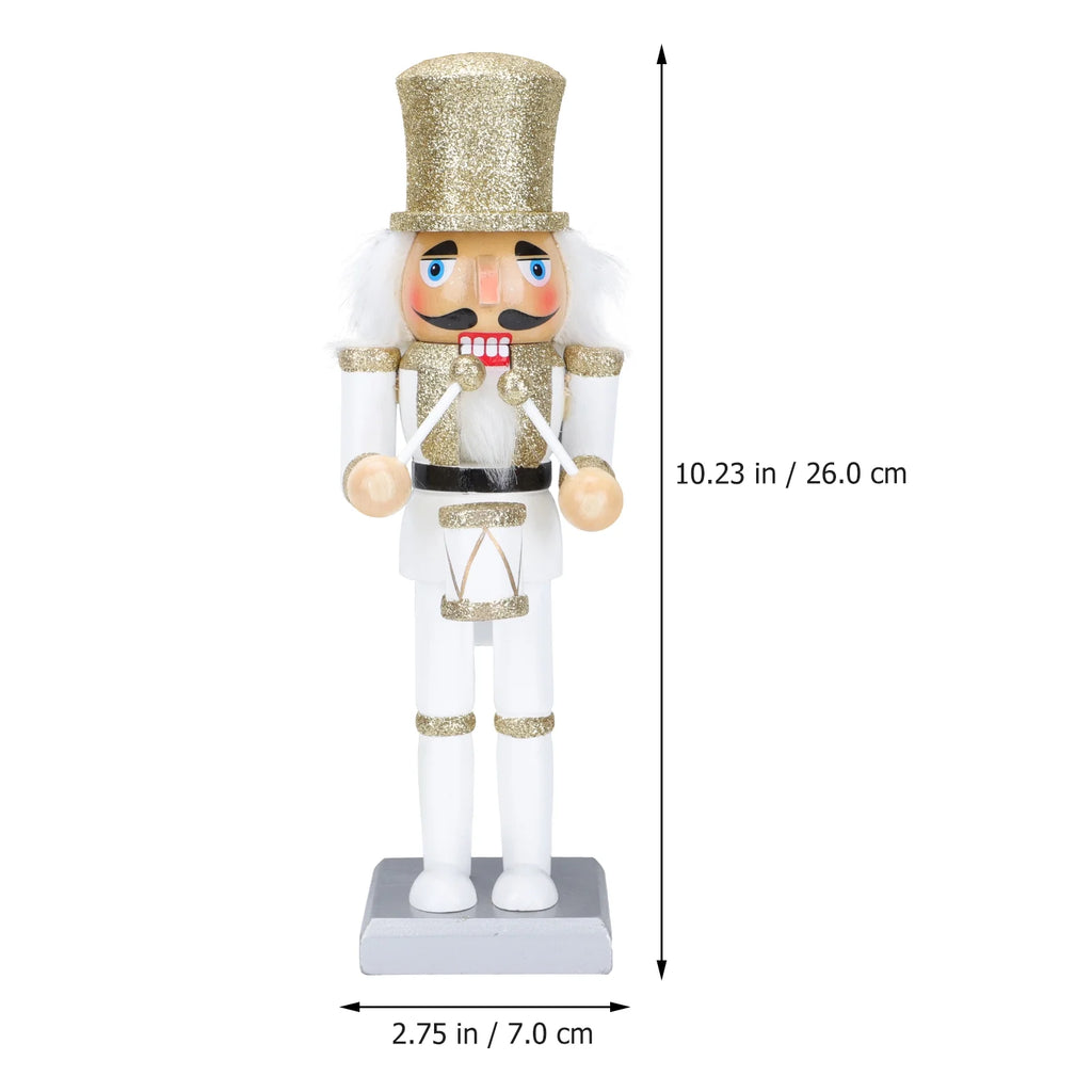 White Wooden Nutcracker Soldier Doll Christmas Decor N578965