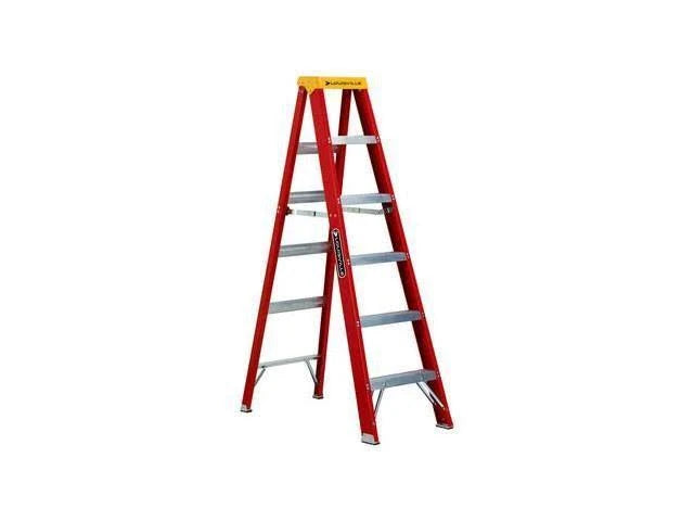 Fiberglass Step Ladder, Type IA, 300-Pound Load Capacity U6842