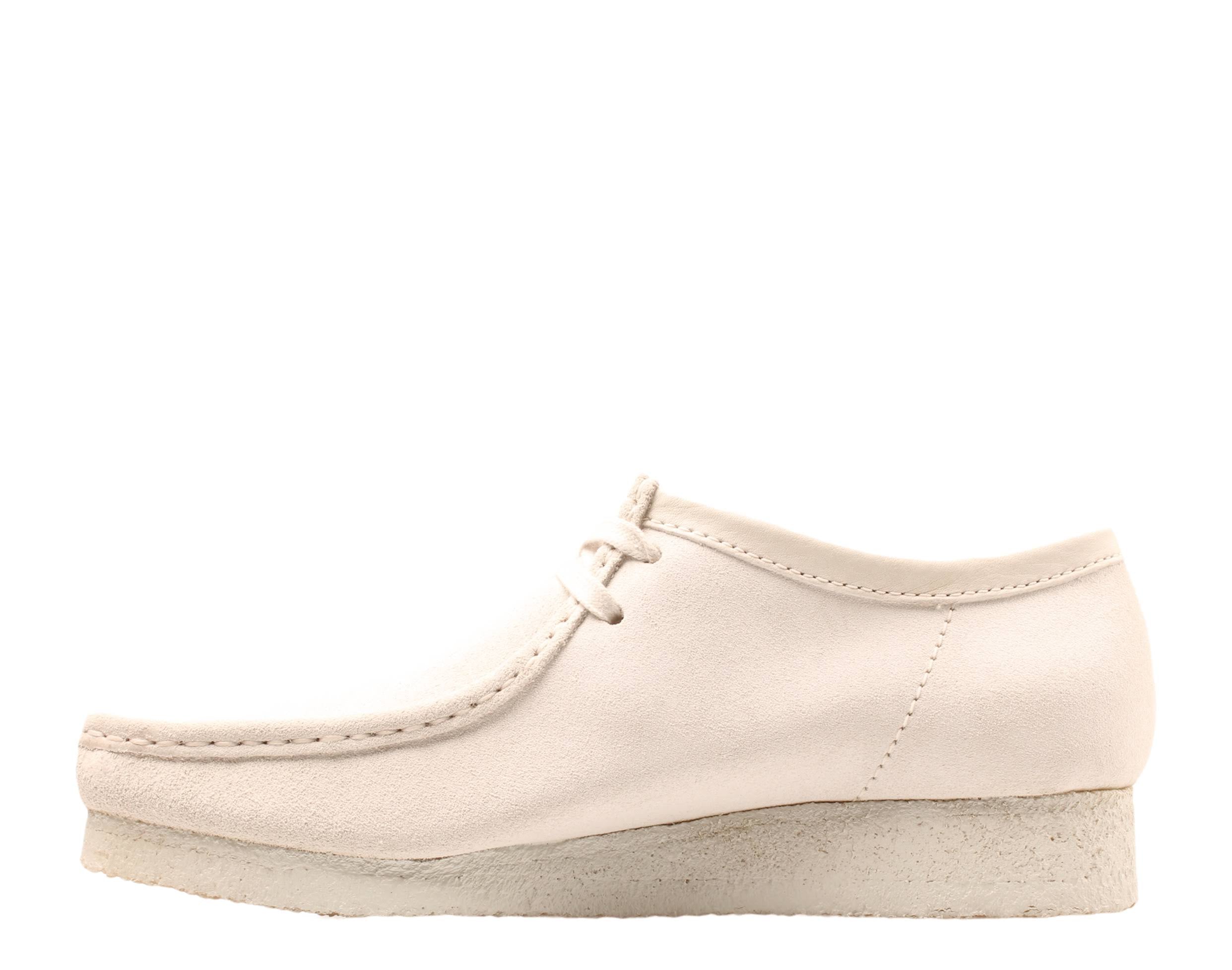 Clarks Men's Wallabee White Chalky Suede - 10.5 P39697