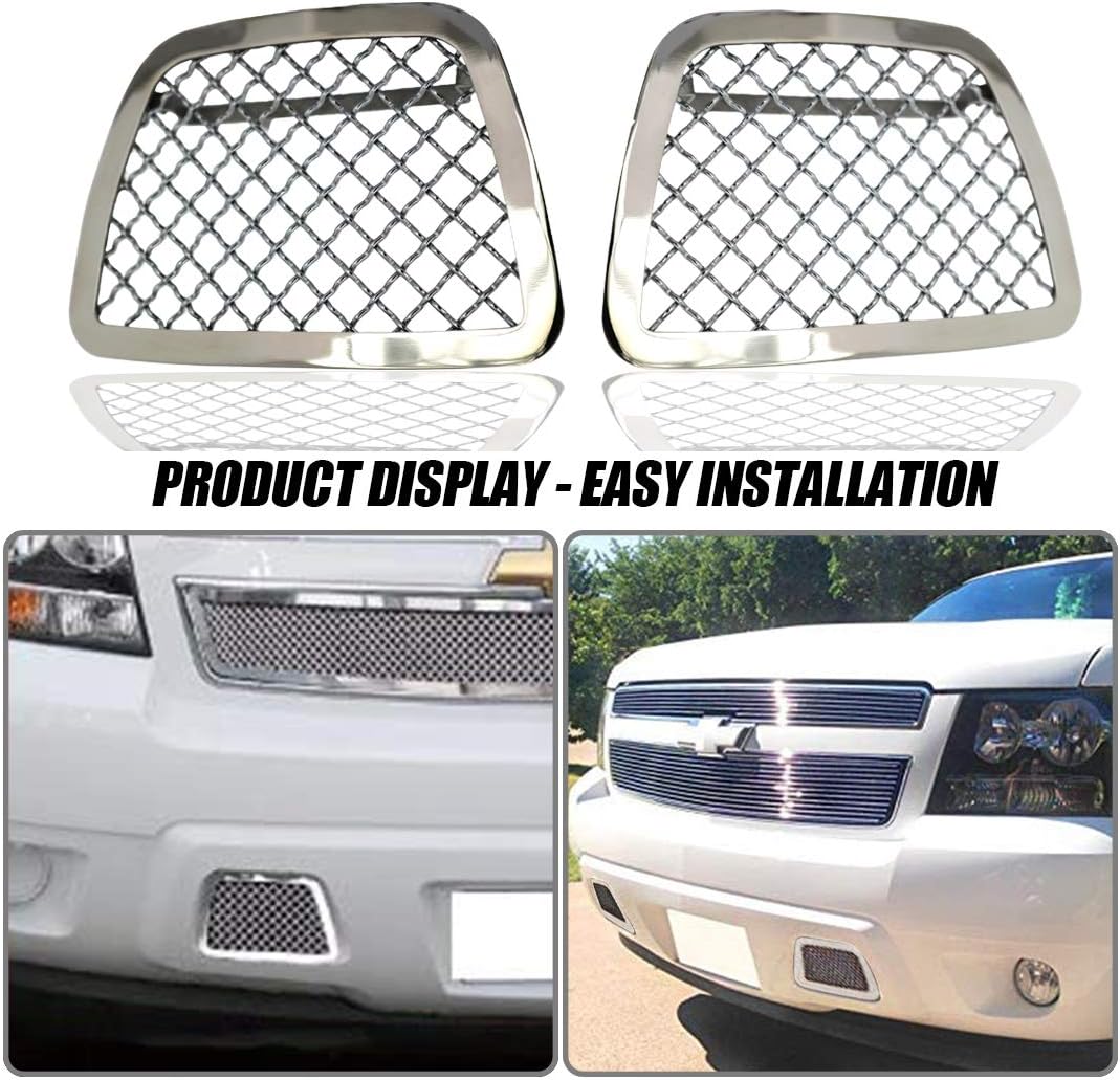 Stainless Steel Mesh Grille Insert for 2007-2014 Tahoe Avalanche Suburban C745276