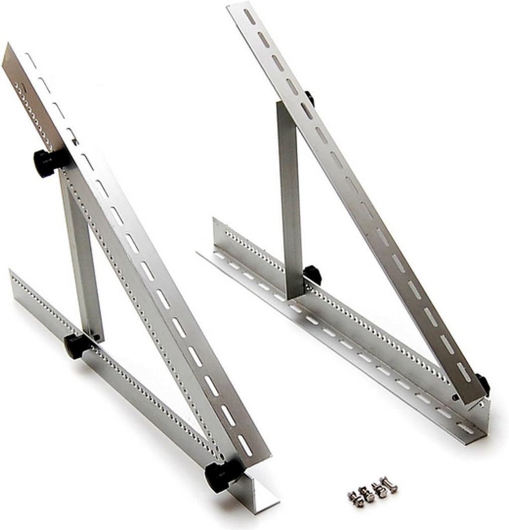 22-inch Pack of 2 3mm Aluminum Adjustable Solar Panel Mounting Brackets with Hardware X982069