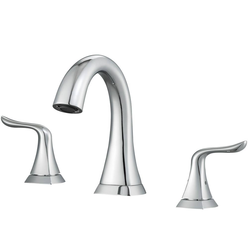 Chrome Widespread Bathroom Faucet Z219124