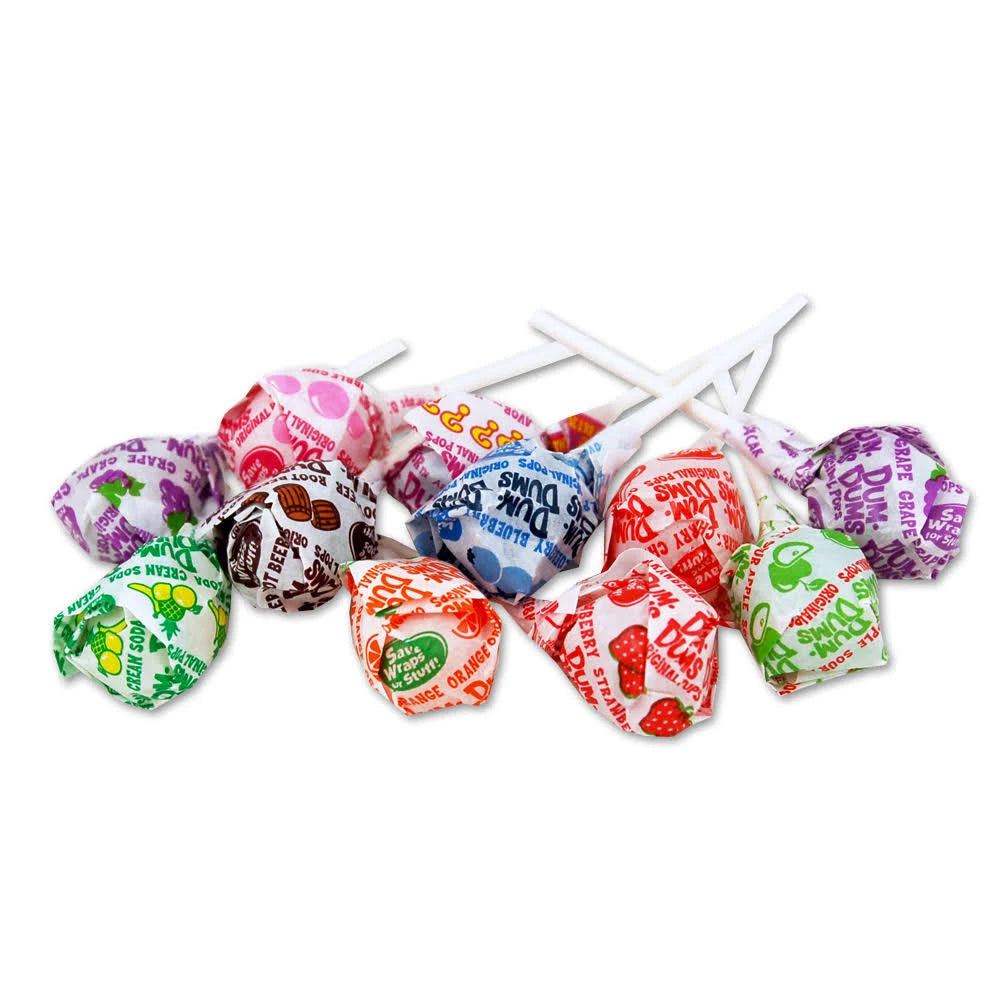 Dum-Dum-Pops Assorted Individually Wrapped Bulk 30lb D38283