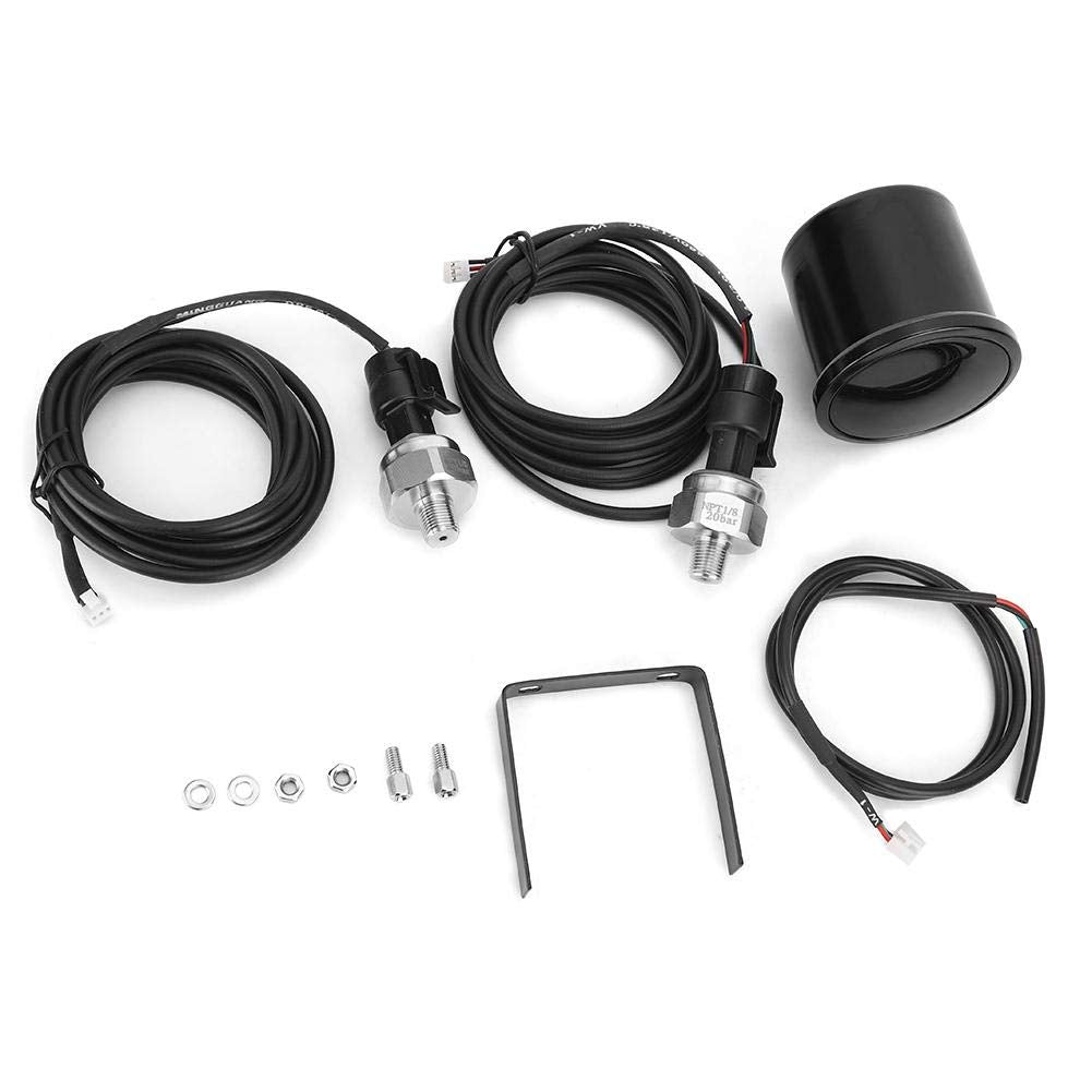 2inch Car LED Digital Air Pressure Gauge Kit Pack of 2 X2957