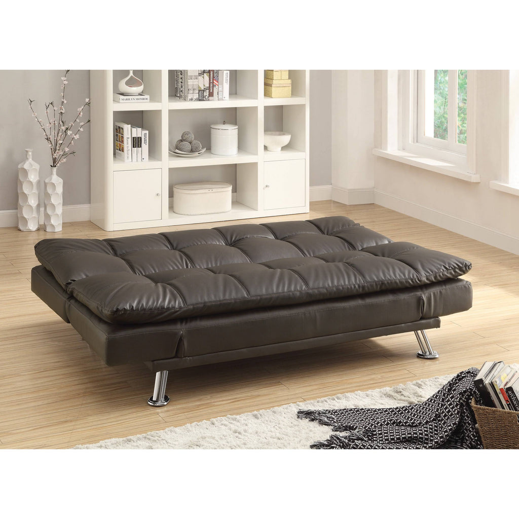 Brown Sofa Bed D1253