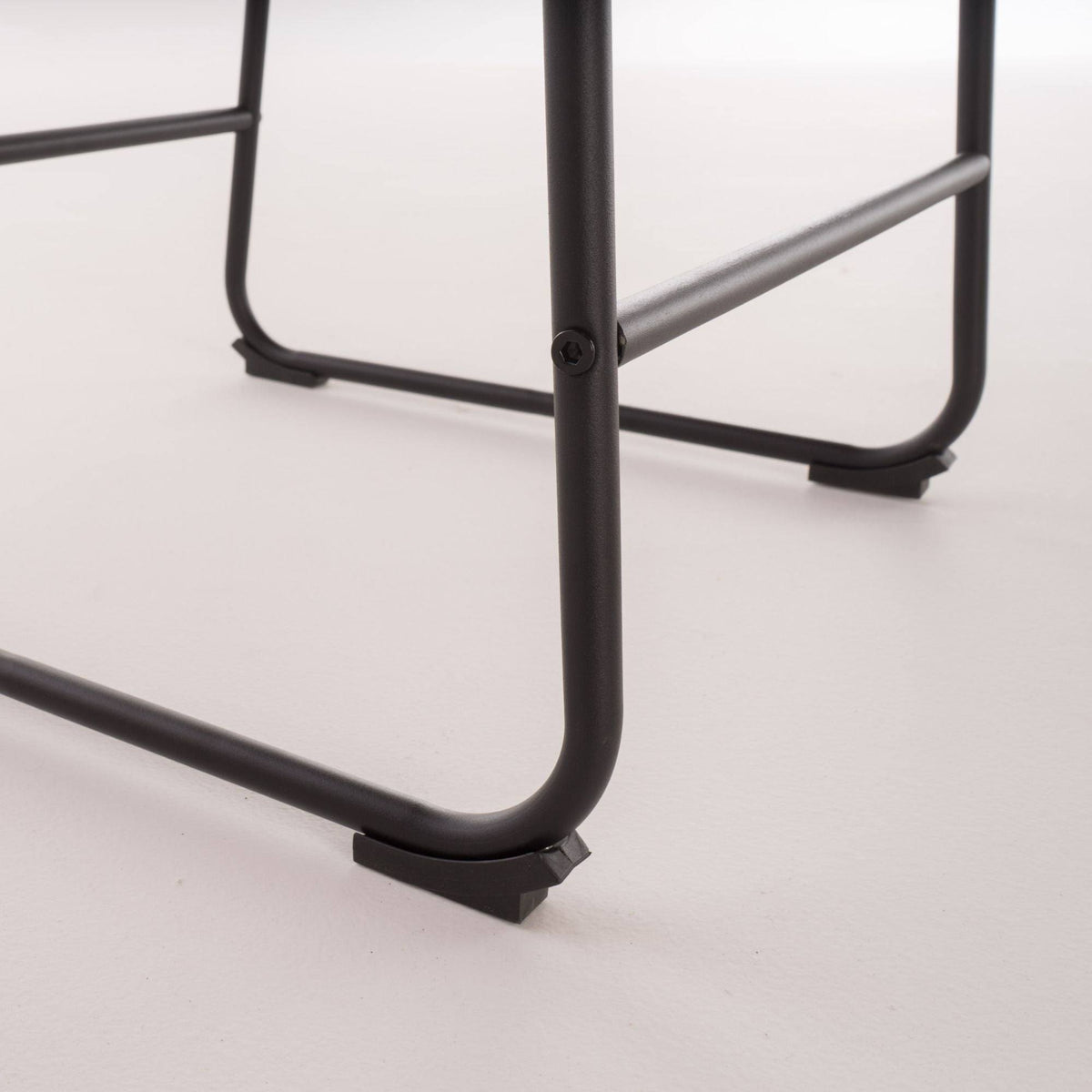Set of 2 Brown and Black Counter Stools M867