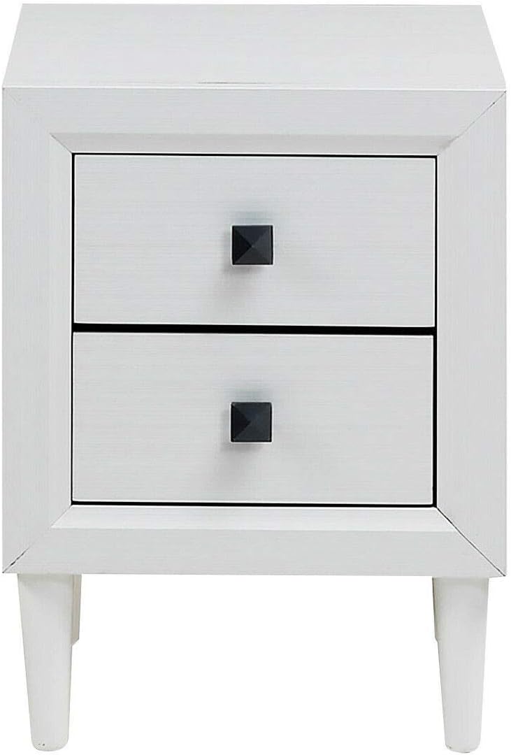 Wood Nightstands with 2 Drawers H387