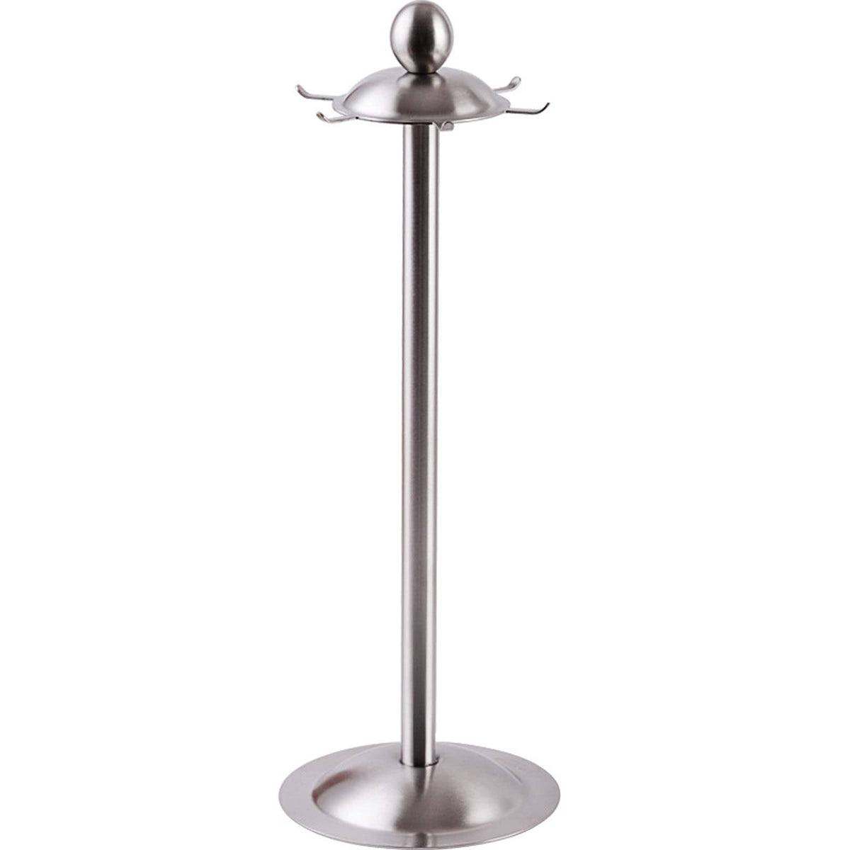304 Stainless Steel Kitchen Utensil Holder Organizer with 6 Hooks T176