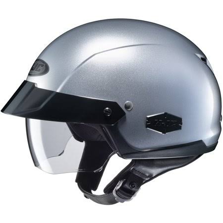 Silver Half Helmet T325