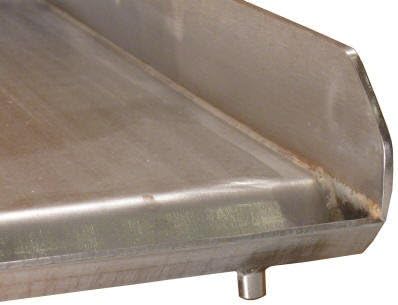 16" x 18" Stainless Steel Comal Flat Top Cooking Griddle Pack of 2 Y8505