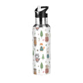 20 oz Insulated Stainless Steel Kids Water Bottle with Straw Lid L3374