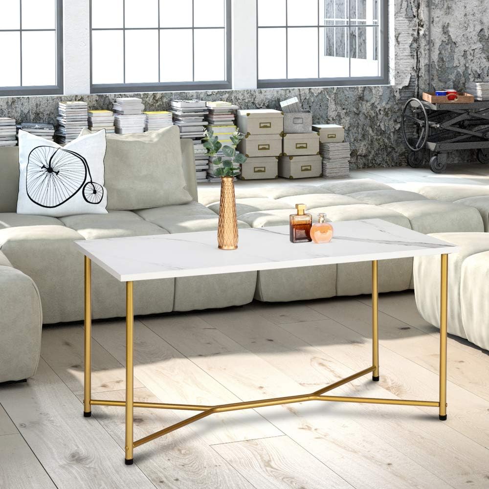 Retro Cocktail Table Coffee, Solid Wood Coffee Table with Caster Wheels and Drawer, 1 Shelf, Wood Movable Rectangle Coffee Table D855250