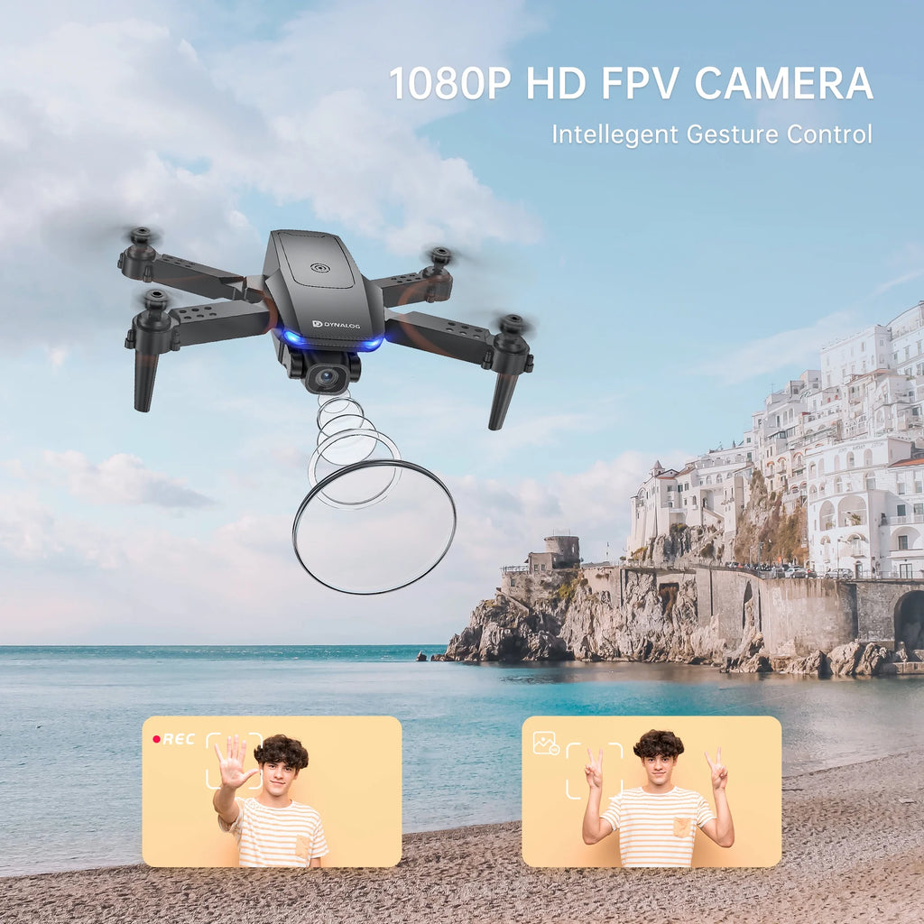 Black Mini Drone RC Quadcopter with 1080P HD Camera I564