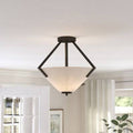 Mahogany Bronze 2-Light Semi Flush Mount Q790650