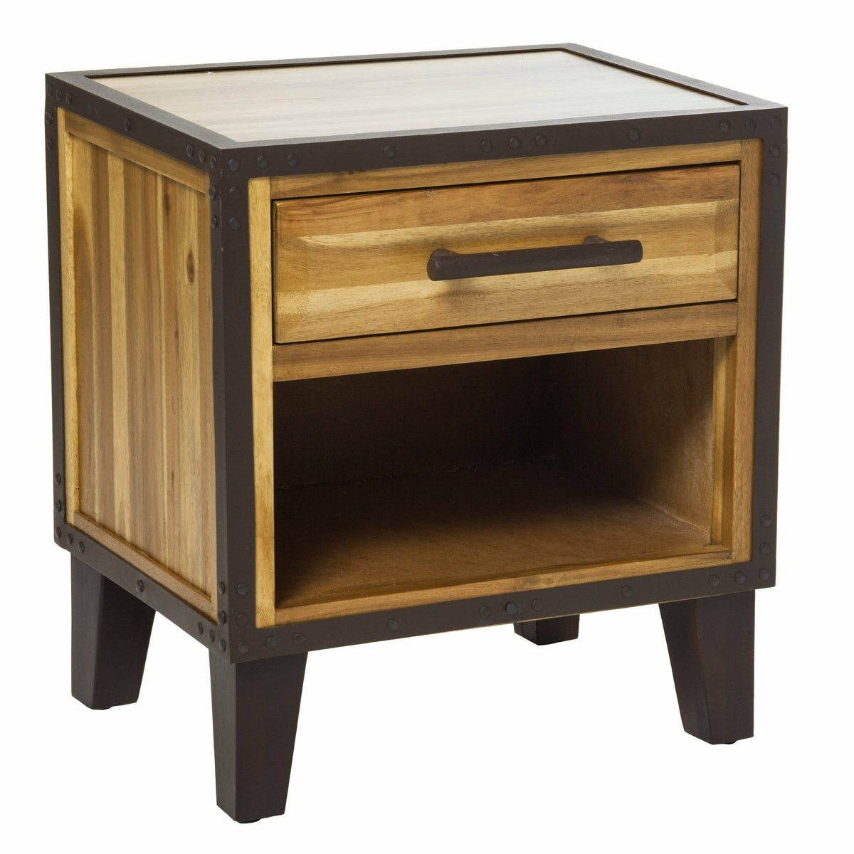 Acacia Wood End Table Natural F3166