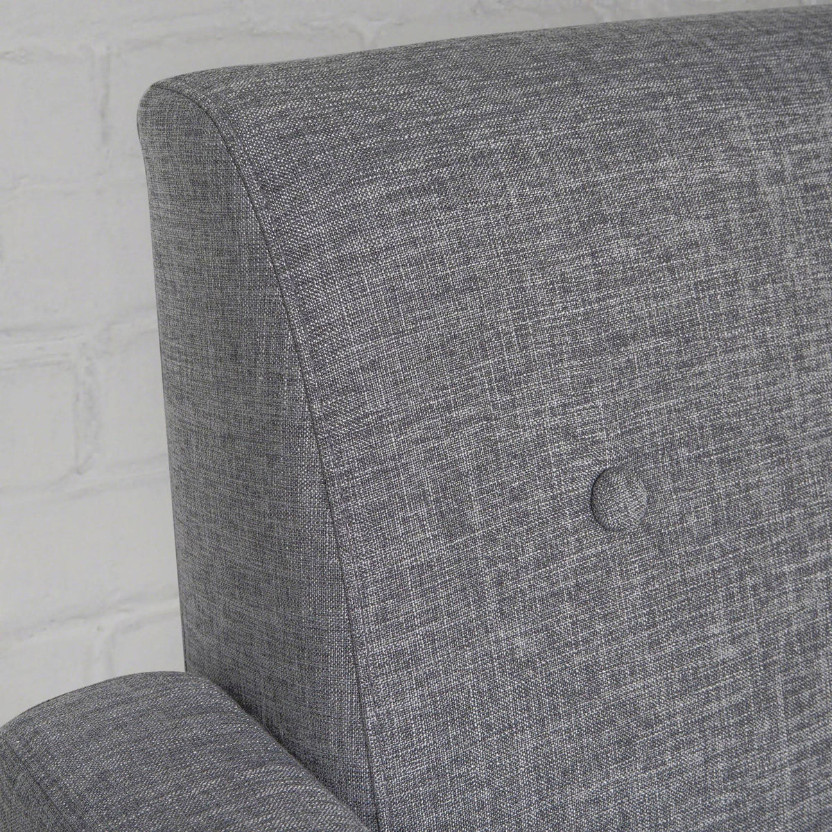 Grey 3-Seater Fabric Sofa V4926