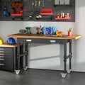 Mobile Workbench with Four Lockable Casters I999