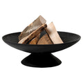 Black Cast Iron Wood Burning Fire Pit U8834