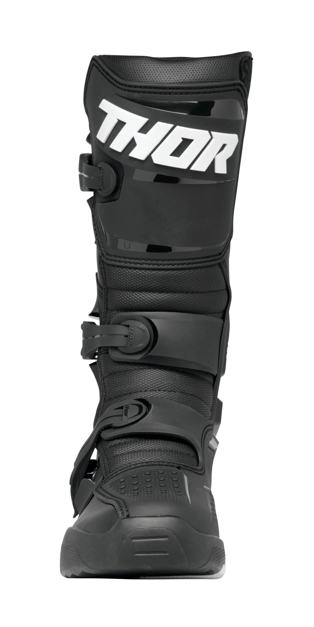 Black/White Motocross Offroad Riding Boots J970657