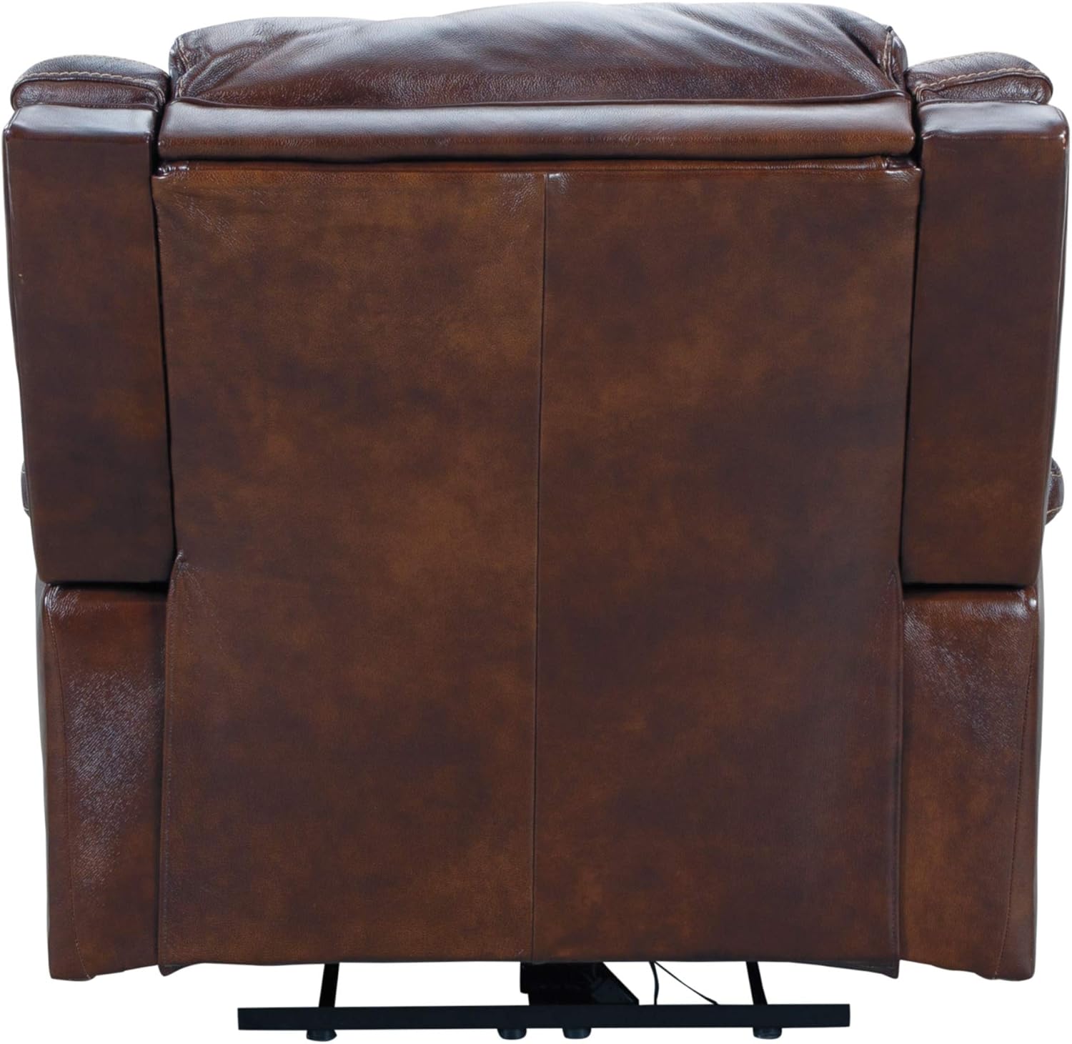 Mahogany Power Recliner with Adjustable Headrest P771