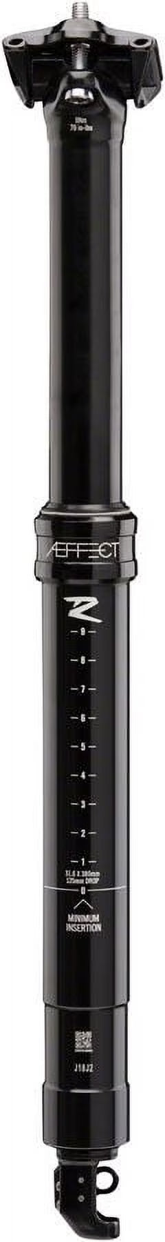 31.6 x 380mm 125mm Black Dropper Seatpost A82389