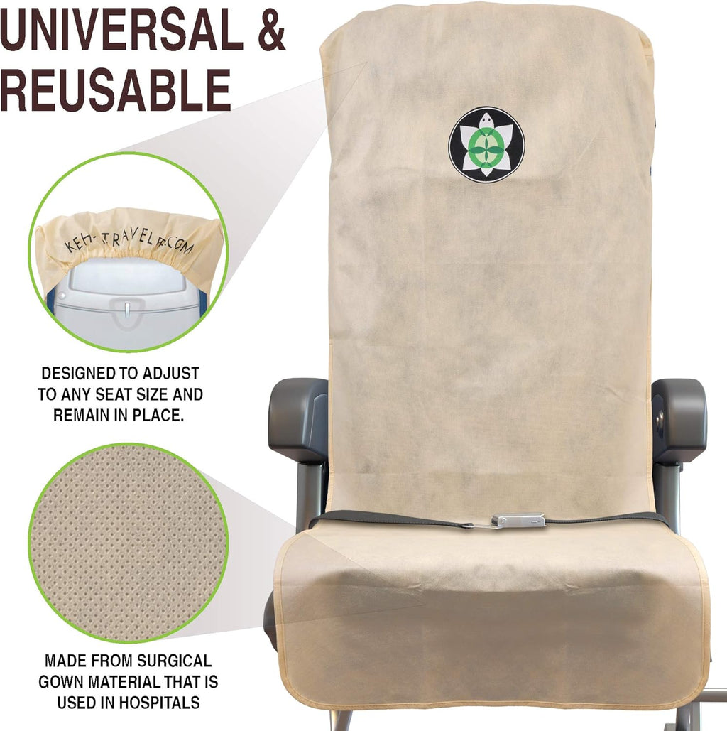 Khaki Universal Seat Cover and Storage Pouch C500