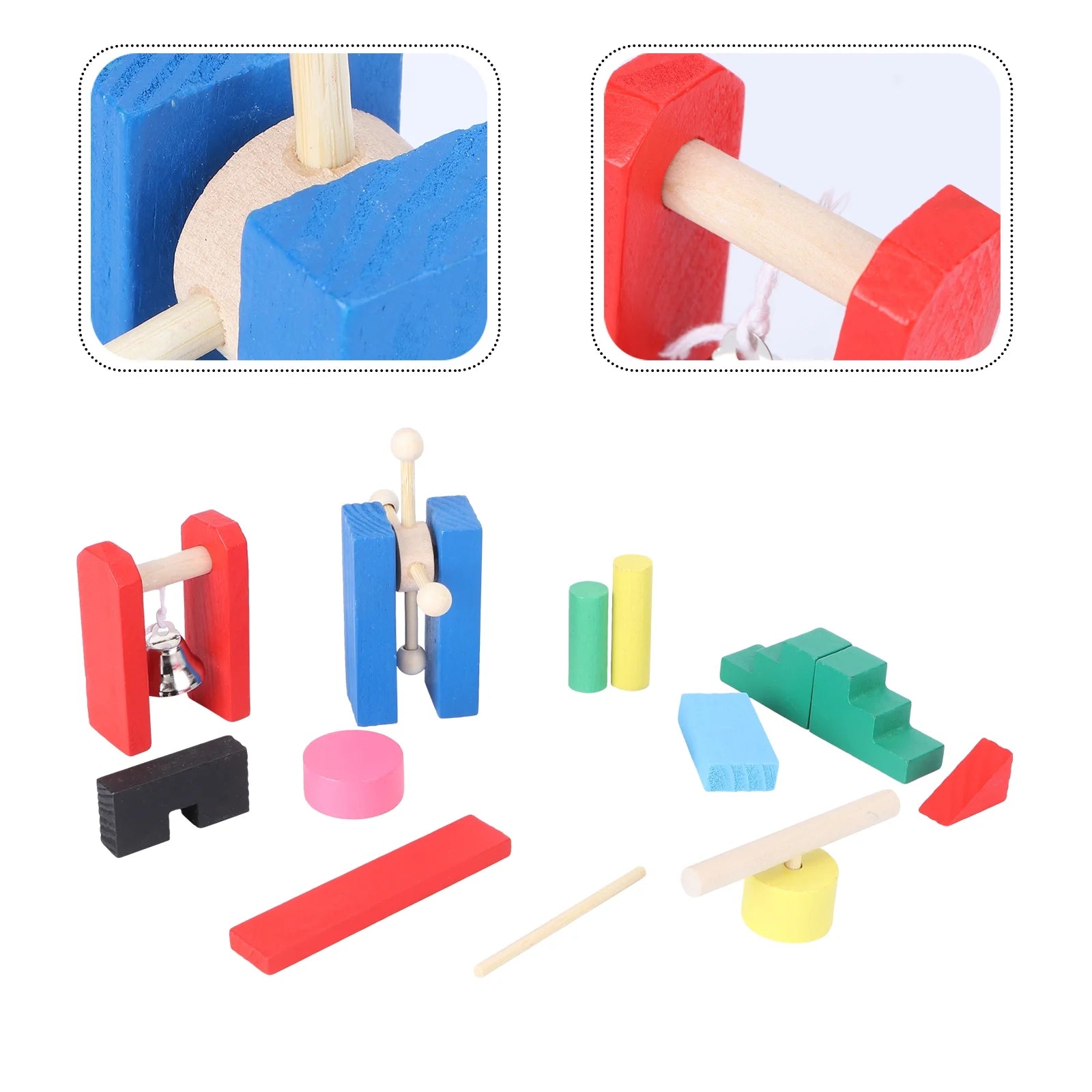 Wooden Domino Blocks Building Toy W30602