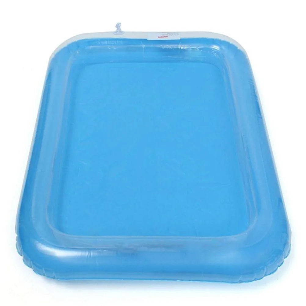 Blue Inflatable Sandbox Play Sand Toy Tray I595