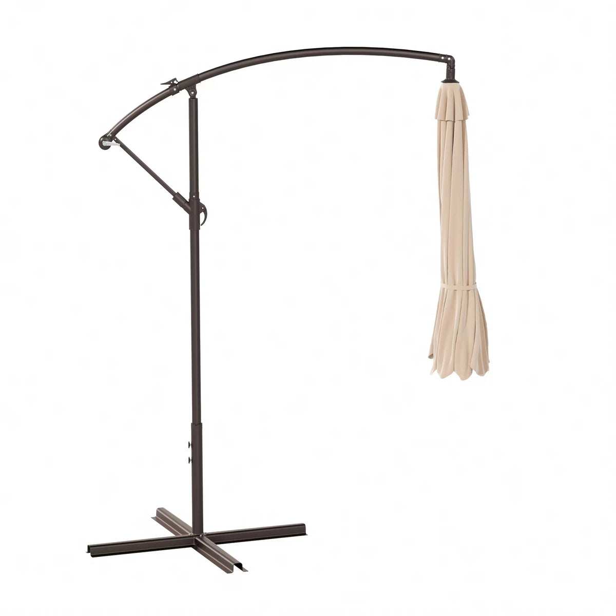 Beige 10 Ft Cantilever Offset Umbrella R49697