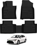 Black All Weather Floor Liners for Toyota Corolla Sedan N5257