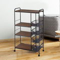 4 Tier Microwave Oven Rack Utility Workstation Stand Shelf Storage Holder O660467