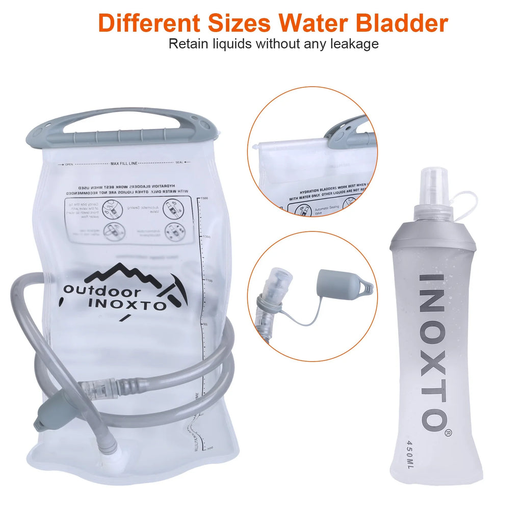 Blue Hydration Vest Backpack with 2.4L Water Bladder G122707
