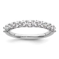 14k White Gold Lab Grown Diamond Band B789591