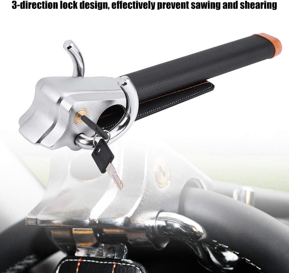 Folding Steering Wheel Lock with Keys L524246