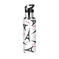 Stainless Steel Insulated Vacuum Flask Water Bottle with Straw Lid F955