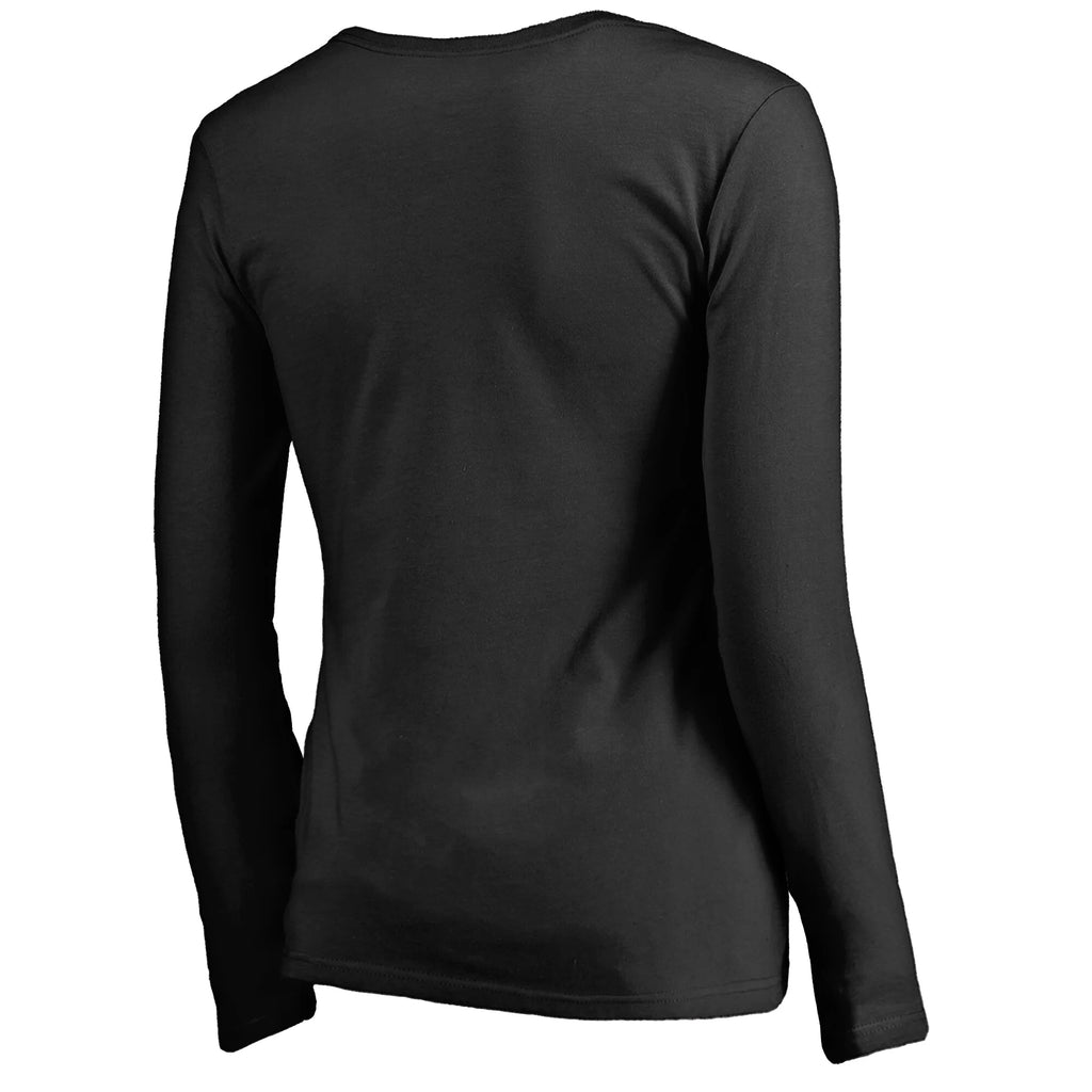 Black Philadelphia Flyers V-Neck Long Sleeve T-Shirt P20175