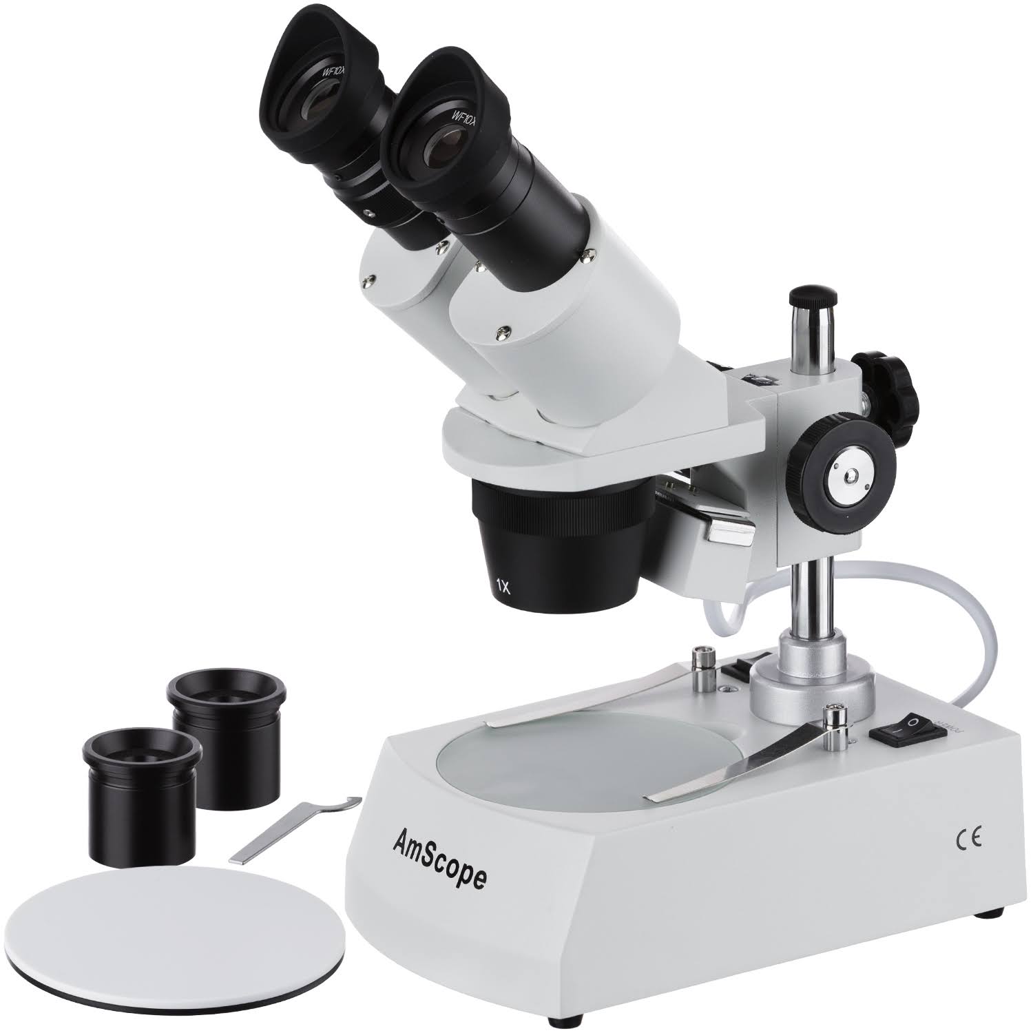 Student Forward Binocular Stereo Microscope 10X-20X-30X-60X O7618