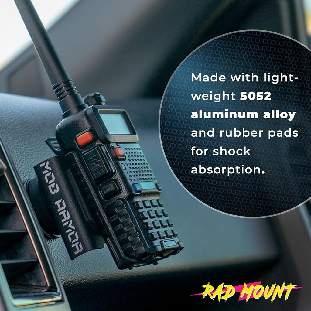 Dual Magnetic Radio Mounting Kit with Magnetic Mount Base Pack of 2 O662