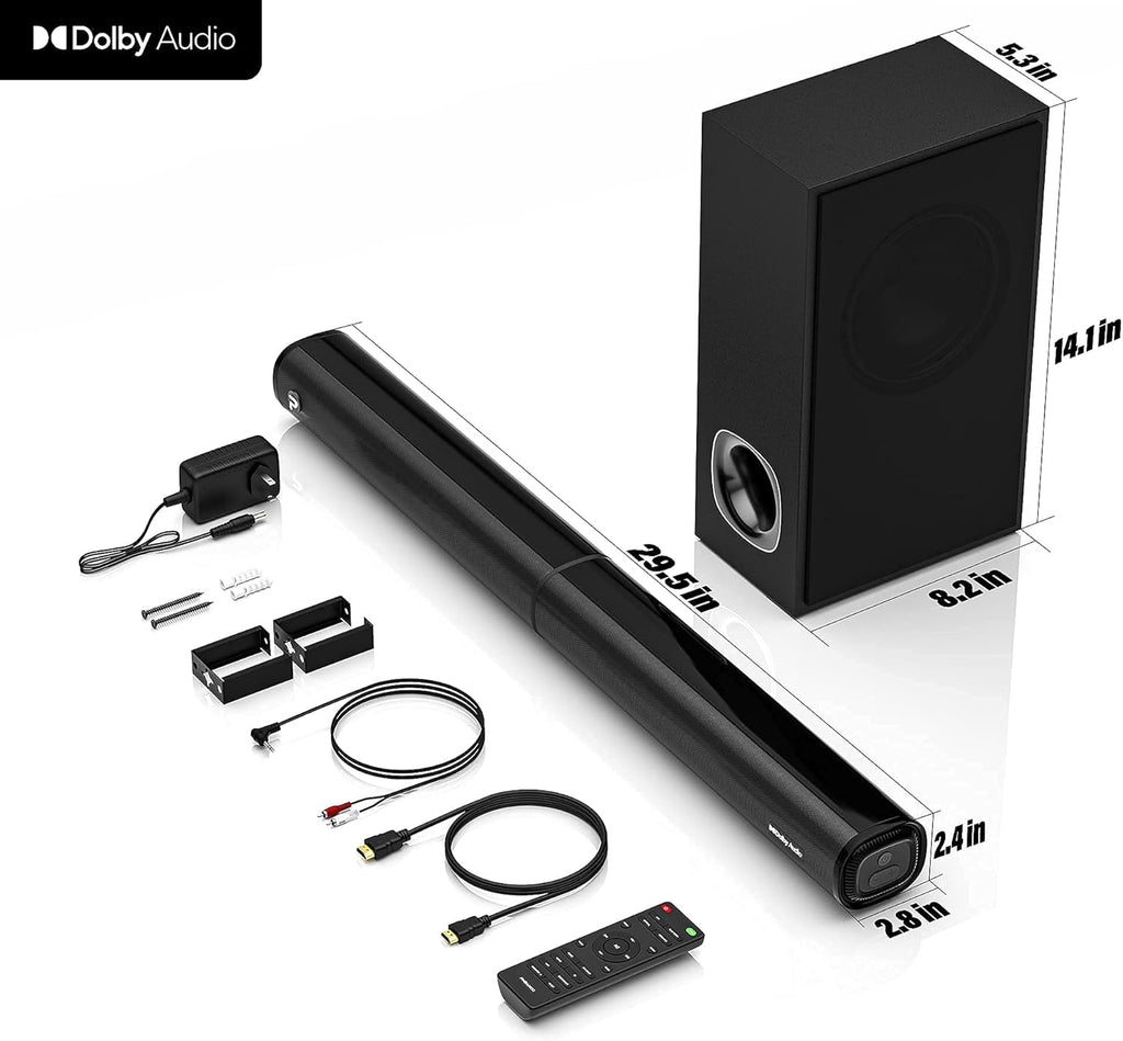 2.1 CH Soundbar with Subwoofer, 240W PMPO Y510