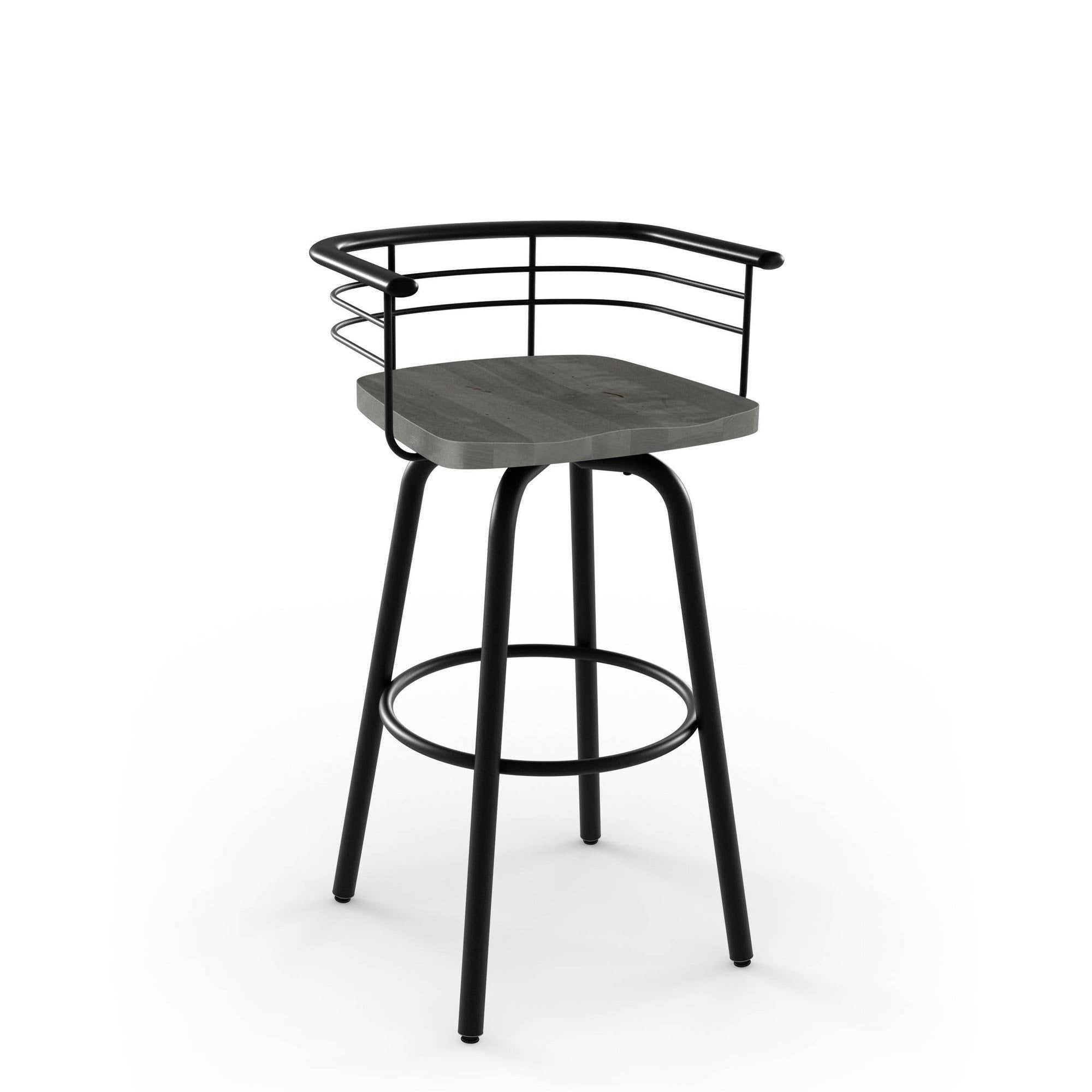 Black Swivel Counter Stool X733