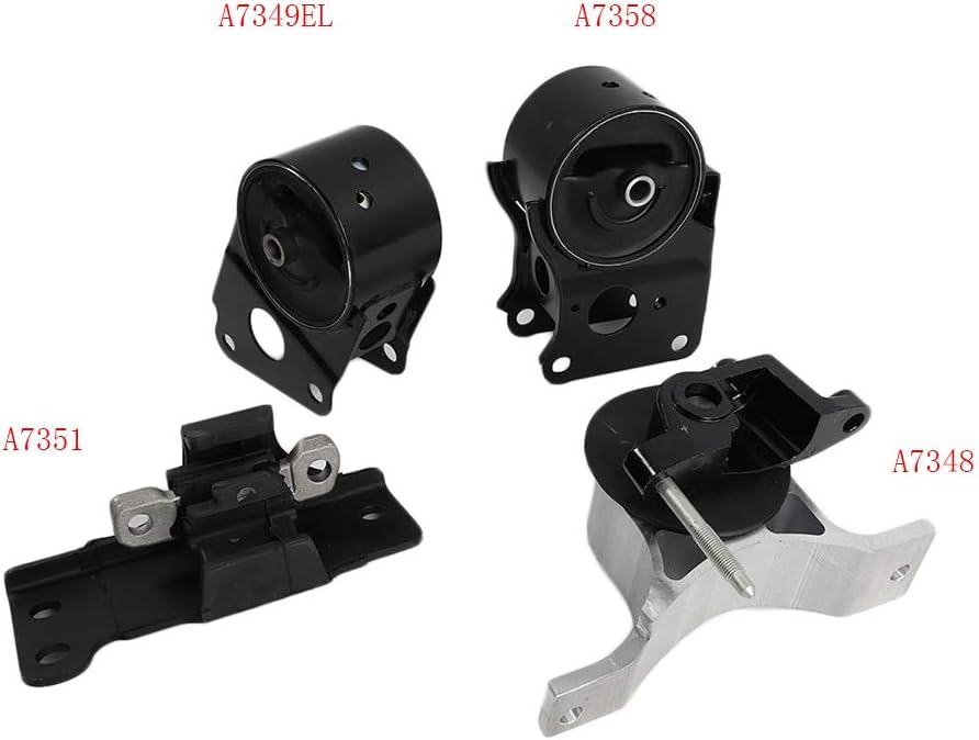 Motor Mount Set 4Pcs Front Motor Mount With Sensor Pack of 2 I67625