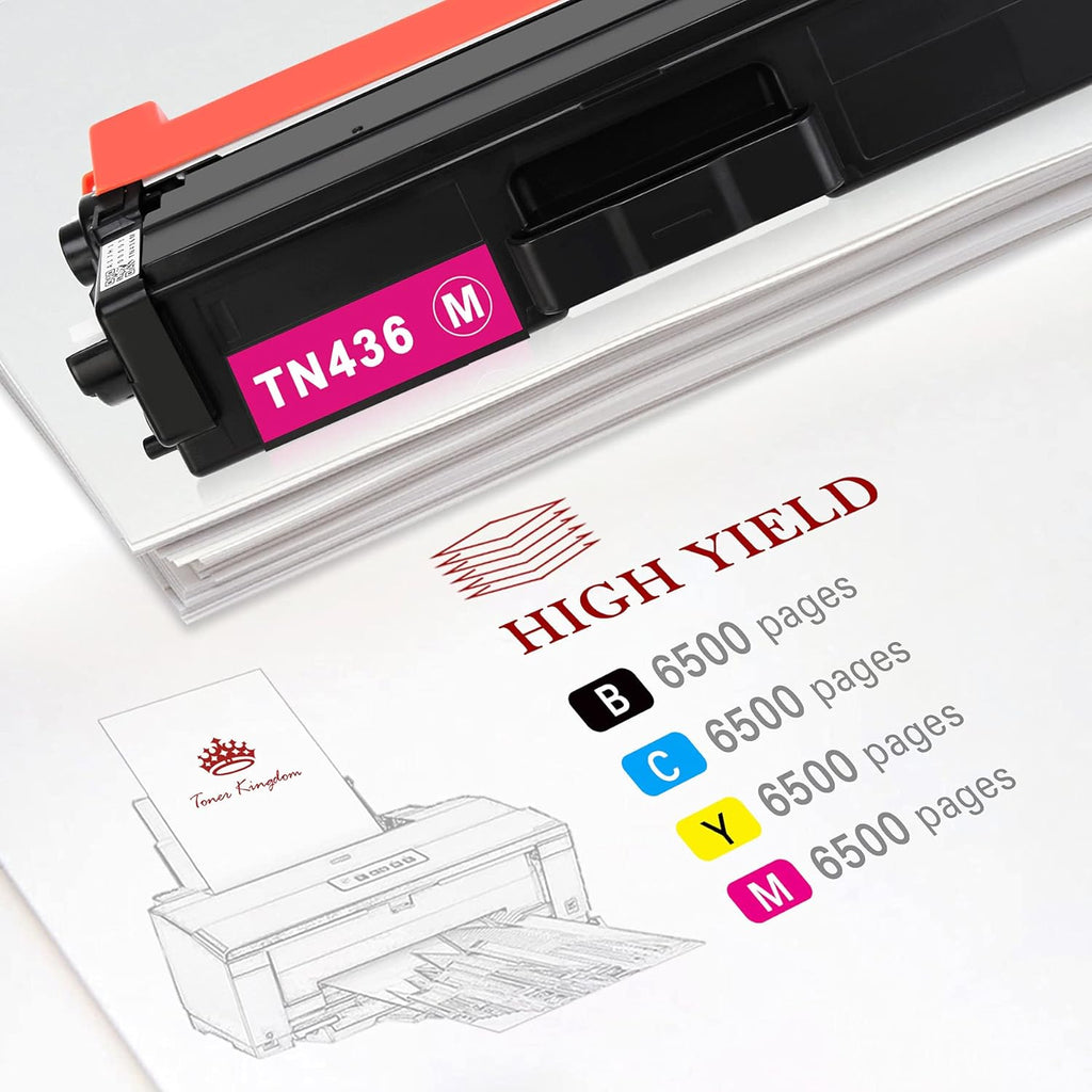 Compatible Toner Cartridge for Brother Printer (4 Packs) M1866
