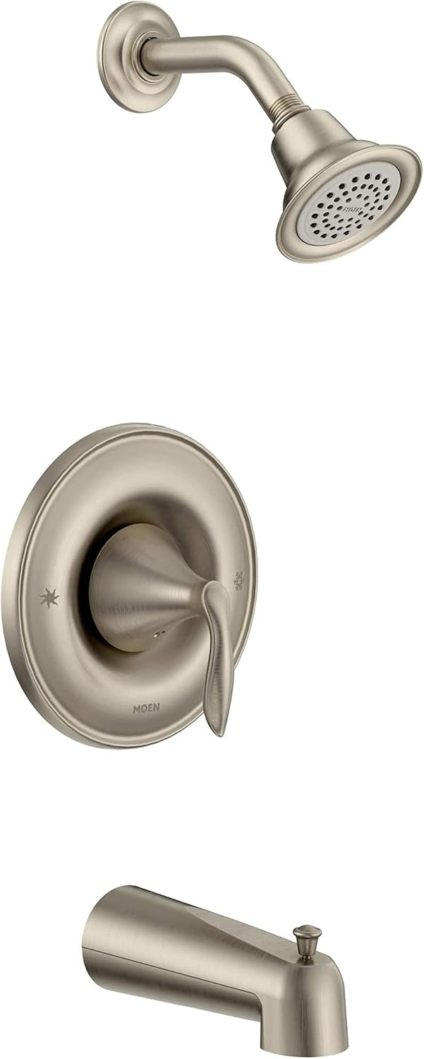 Brushed Nickel Tub and Shower Trim Kit H178984