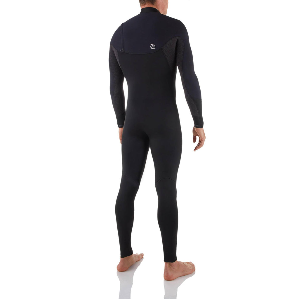 Black 4/3 mm Neoprene Surfing Wetsuit H861271